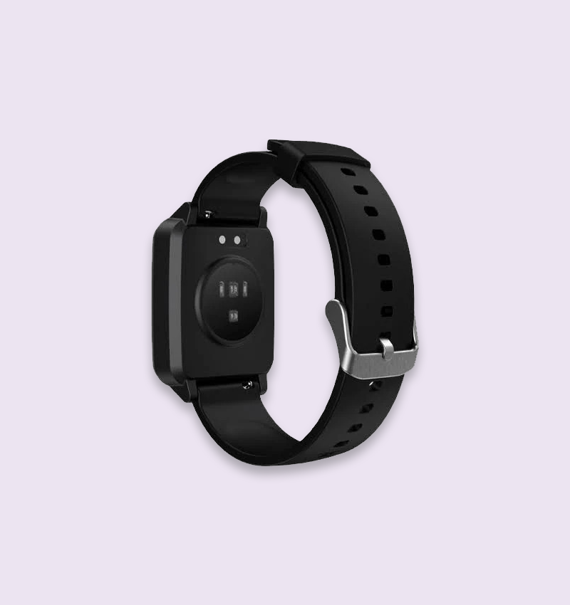 Black Square Noise Excel Smart Watch for Daily