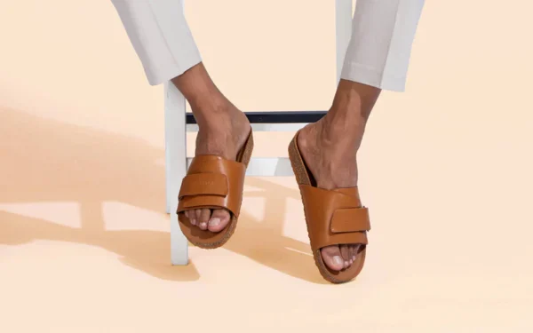 Cork Slides : Tan - Image 2