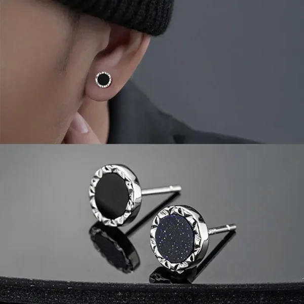 Black Beaten Studs - Image 2
